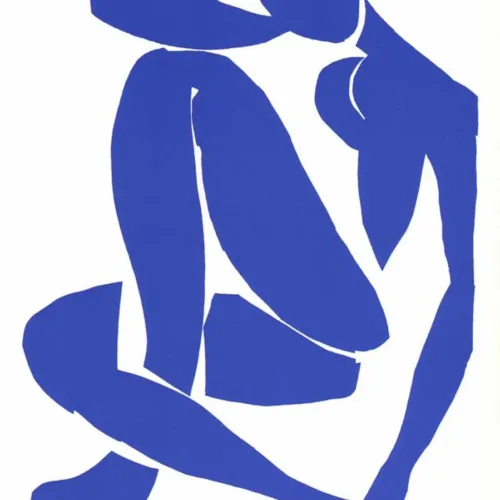 Henri Matisse Lithograph blue Model 4, 1984