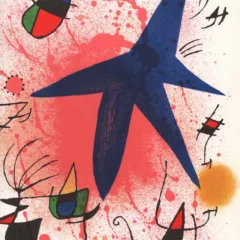 Joan Miro Original Lithograph "V1-1" printed 1970