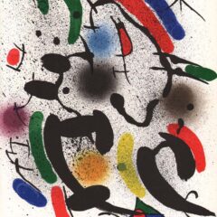 Joan Miro Original Lithograph "V1-6" 1970