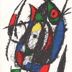 Miro Original Lithograph "V2-4" printed 1975