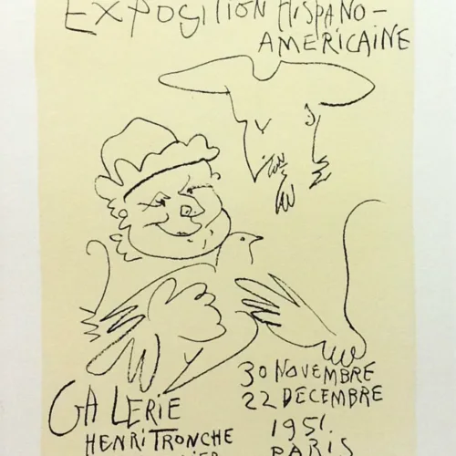 Picasso Lithograph 63, Exposition, Art in posters