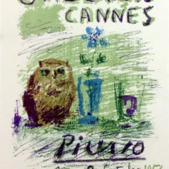 Picasso Lithograph 78, Galerie 65 Cannes, Art in posters