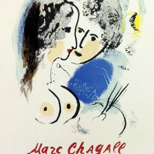 Chagall Lithograph 26, Chagall oeuvre, Art in posters