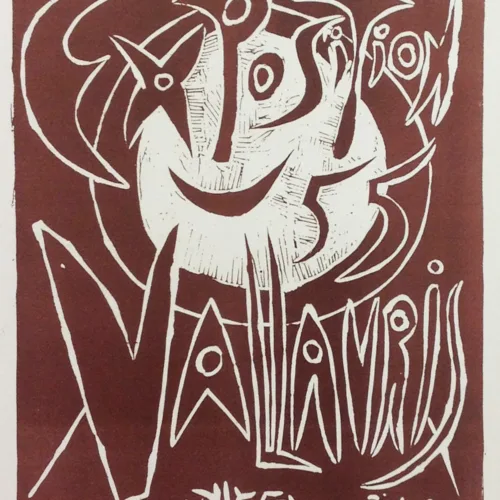 Picasso Lithograph 77, Expo Vallauris, Art in posters