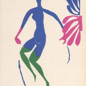 Henri Matisse lithograph, Au bas verts 1984