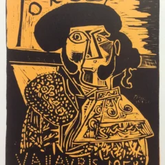 Picasso Lithograph 94, Toros, Art in posters