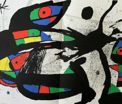 Joan Miro Original Lithograph DM02231d, DLM 1978