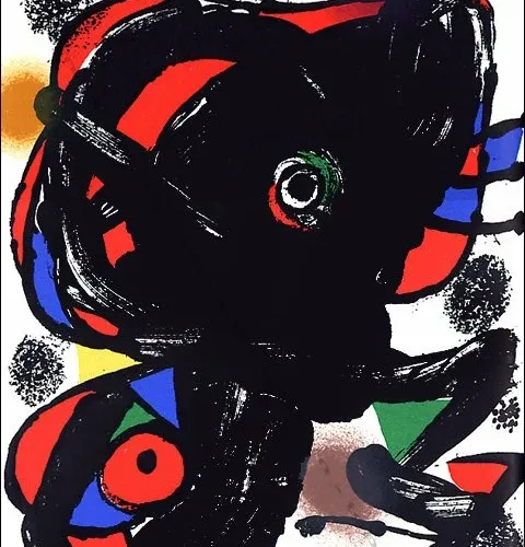 Miro Original Lithograph XX Siecle 1976