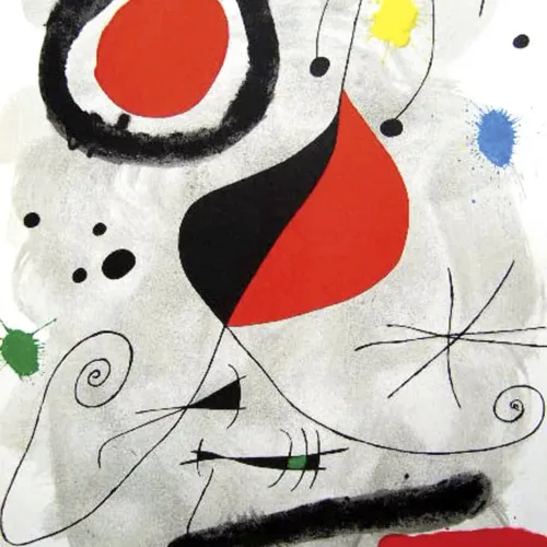 Joan Miro, Original Lithograph, DM04148, Mourlot 1964