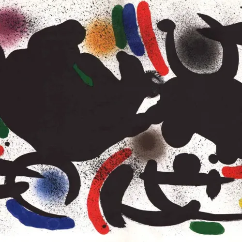 Joan Miro Original Lithograph V1-7d Mourlot 1970 Mourlot 1970