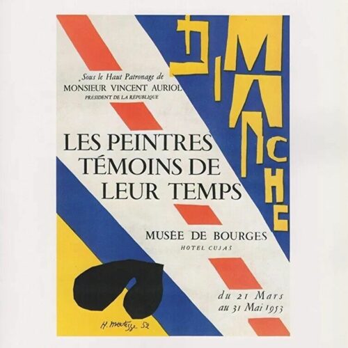 Matisse 44 Les peintures temoins de leur temps Art in posters Mourlot 1959