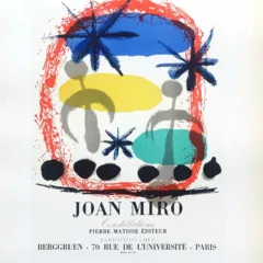 Miro lithograph, constellations