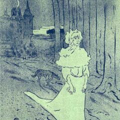 Lautrec Henri de Toulouse, "La Chatelaine"