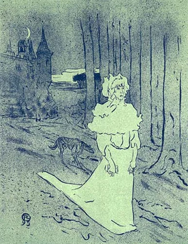 Lautrec Henri de Toulouse, "La Chatelaine"