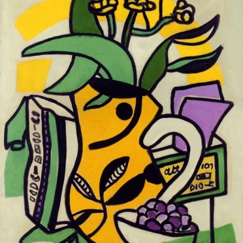 Leger, Un Vase Jaune, Numbered Giclee