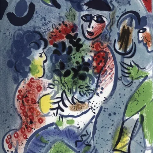 Chagall lithograph from volume 3 frontispiece