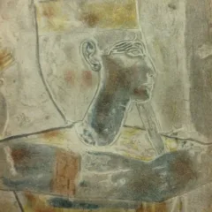 Egyptian Lithograph "head 2" 1938 Verve