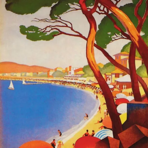 Poster, Ete Sur la Cote d'Azur, Giclee print