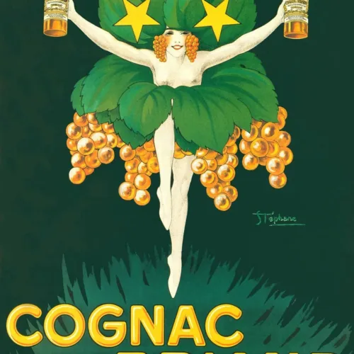 Poster, Cognac Briand, Giclee on watercolor paper