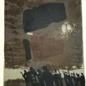 Paul Guiramand, Lithograph 1962, Untitled 7