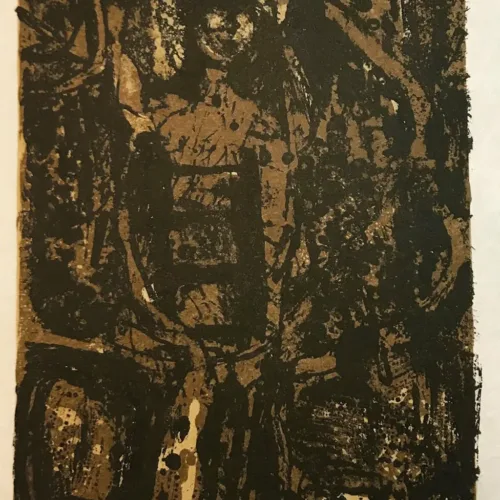 Paul Guiramand, Lithograph 1962, Untitled 11