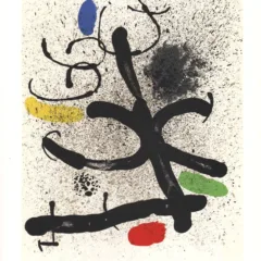 1971 Miro Lithograph DM01195, Derriere le Miroir