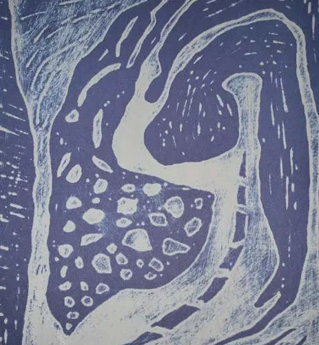 Dominique Labauvie, Lithograph N8-3, Noise 1988