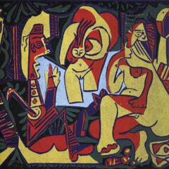 Picasso Linocut Le dejeuner sur l'herbe, XX siecle 1978