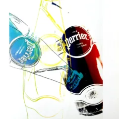 Andy Warhol pop art a collection of Perrier