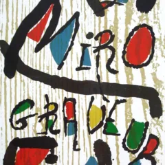 Joan Miro, Original Woodcut vol 3c, 1980