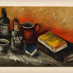 Vlaminck Lithograph 28, Still life with Jugs