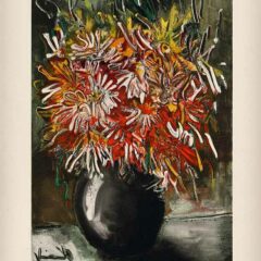 Vlaminck Lithograph 41, China Asters 1958