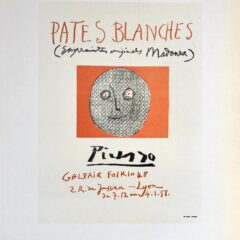 Picasso Poster Pates blanches