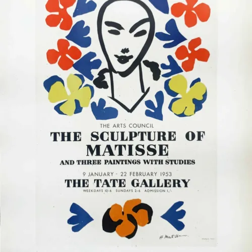 Matisse Lithograph 46 The Sculpture of Matisse