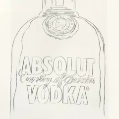 1999 Andy Warhol print Pop Art Absolute Vodka 8