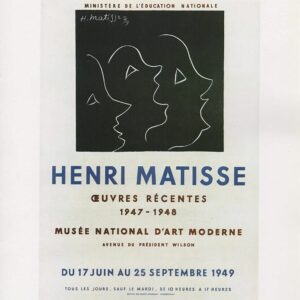 Matisse Lithograph 41 Oeuvres Recentes 1959 Mourlot