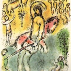 1989 Chagall Lithograph v1 Odyssee I'am Ulisses