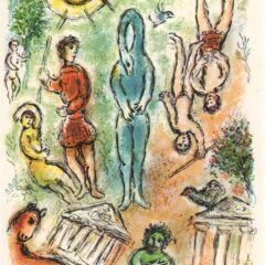 1989 Chagall Lithograph v2 Odyssee In hell