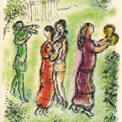 1989 Chagall Lithograph v2 Odyssee The The festival