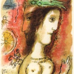 1989 Chagall Lithograph v2 Odyssee Ulysses and Penelope