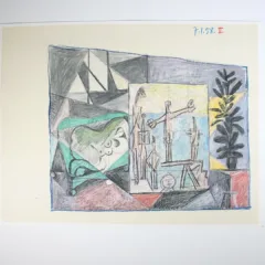 1972 Picasso La Chute D'Icare 7 Edition D'art Skira