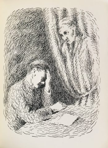 1948 Rene' Magritte Illustration 10, Les chant de Maldoror