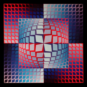 Victor Vasarely Portfolio Progression No.1 contains 8 Prints | Artebonito