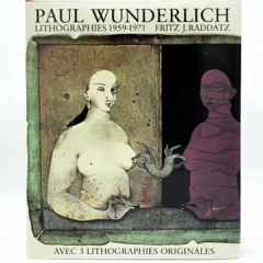 Book Paul Wunderlich 1959 -1973 with 3 Original Lithograps