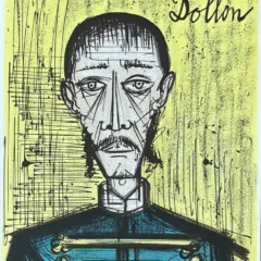 Bernard Buffet Liutenant Dollon Original Lithograph 1968