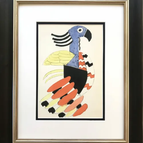 Framed Lithograph Parade Costume de Picasso