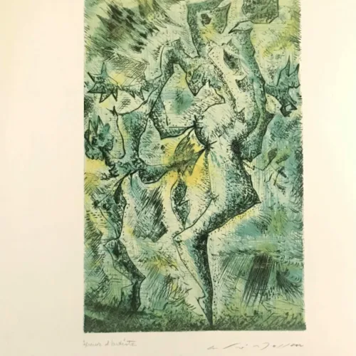 1973 Andre Masson Caprice villageois N.10