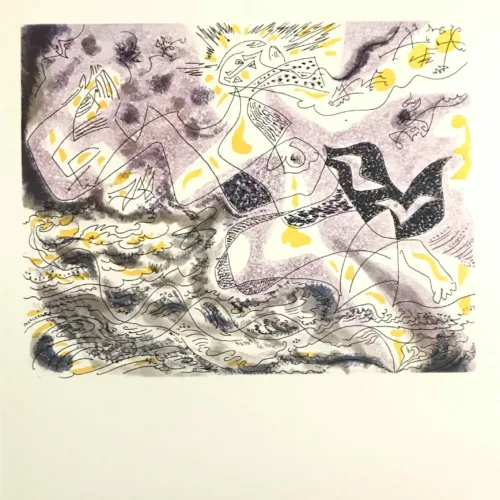 1973 Andre Masson Marchant Sur la Mer N. 45