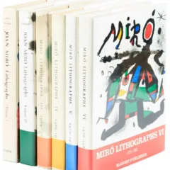 Miró Lithographs 6 Volumes 1930 -1981 English text