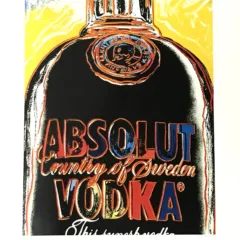 1999 Andy Warhol print Pop Art Absolut Vodka 1